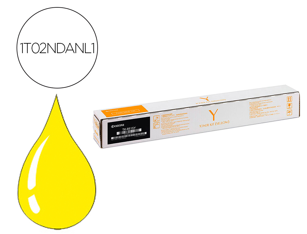 TONER KYOCERA TK-8515Y TASKALFA 5052CI / 6052CI      (1T02NDANL0) JAUNE