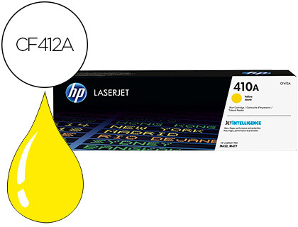 TONER LASER HP N.410A LASERJET PRO M377/M452/MFP M477 COULEUR JAUNE 2300P
