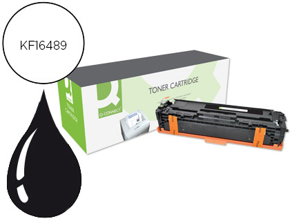 TONER Q-CONNECT COMPATIBLE HP CF210X M251BQCN POUR IMPRIMANTES COLOR LASERJET M251 SERIES COULEUR NOIR