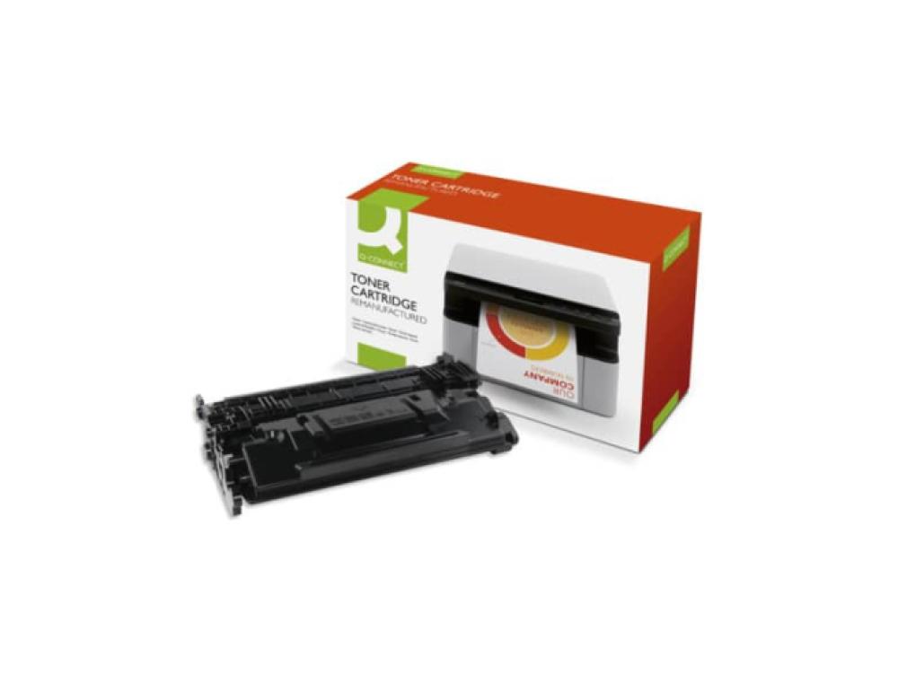 TONER Q-CONNECT COMPATIBLE HP 87X 18000P NOIR