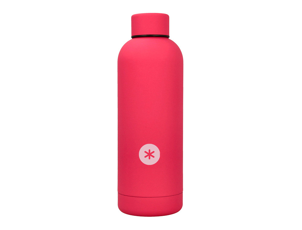 BOUTEILLE ISOTHERME ANTARTIK ACIER INOXYDABLE SANS BPA     500ML COLORIS FUCHSIA