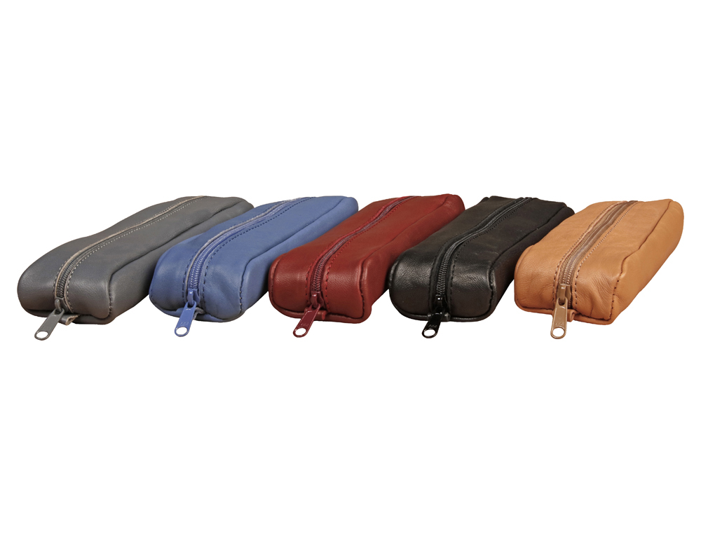 TROUSSE CLAIREFONTAINE AGE BAG CUIR OVALE 185X50X30MM    COLORIS ALEATOIRES