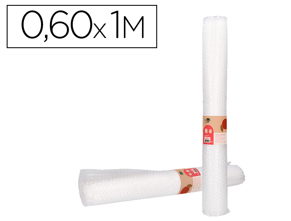 FILM A BULLES LIDERPAPEL ECOUSE 30% PLASTIQUE RECYCLE  30G/M2 ROULEAU 0,60X1M