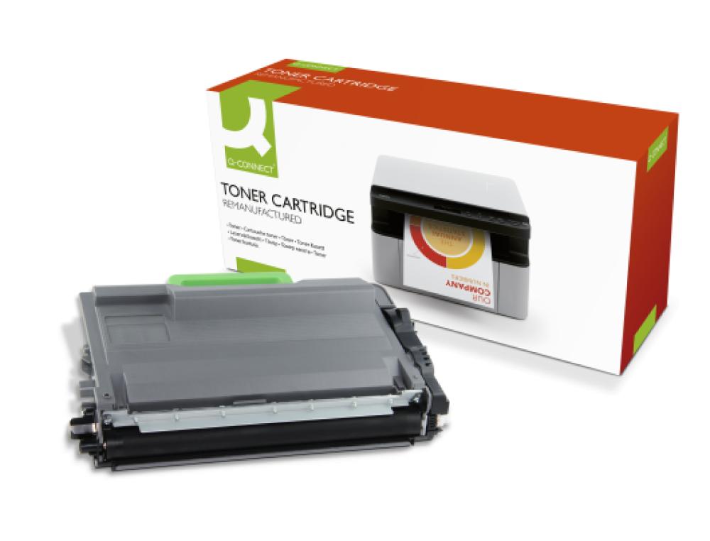 TONER Q-CONNECT COMPATIBLE BROTHER TN3512 12000P NOIR
