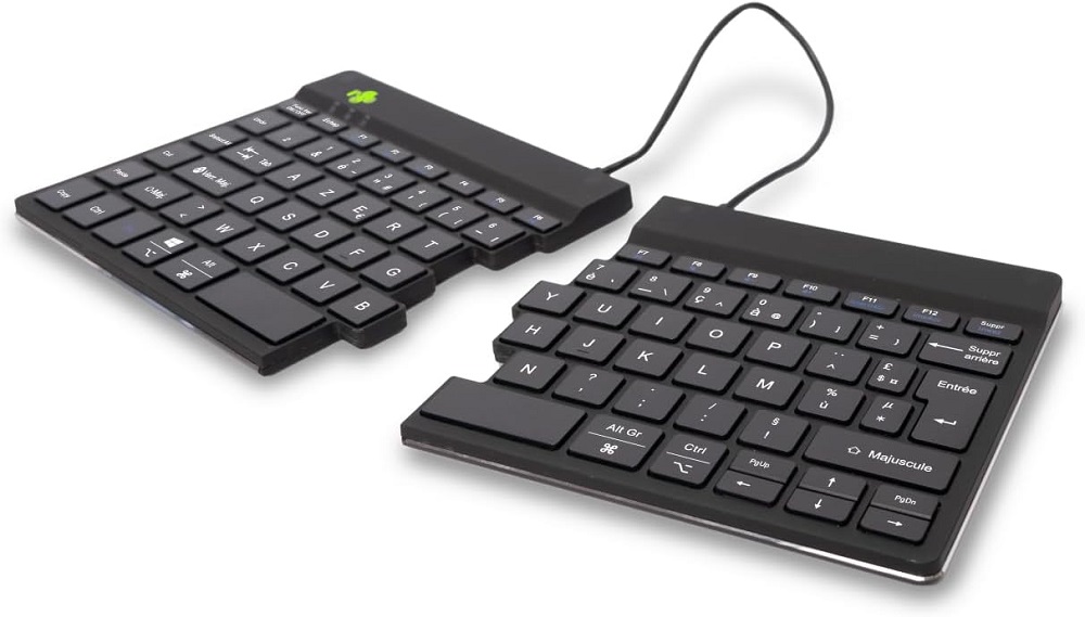 CLAVIER ERGONOMIQUE R-GO SPLIT BREAK V2 NON-FILAIRE    COLORIS NOIR
