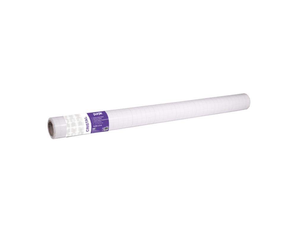 ROULEAU COUVRE LIVRES ADHESIF OFFICE PLAST REPOSITIONNABLE  POLYPRO 60 MICRONS 0,45X2M