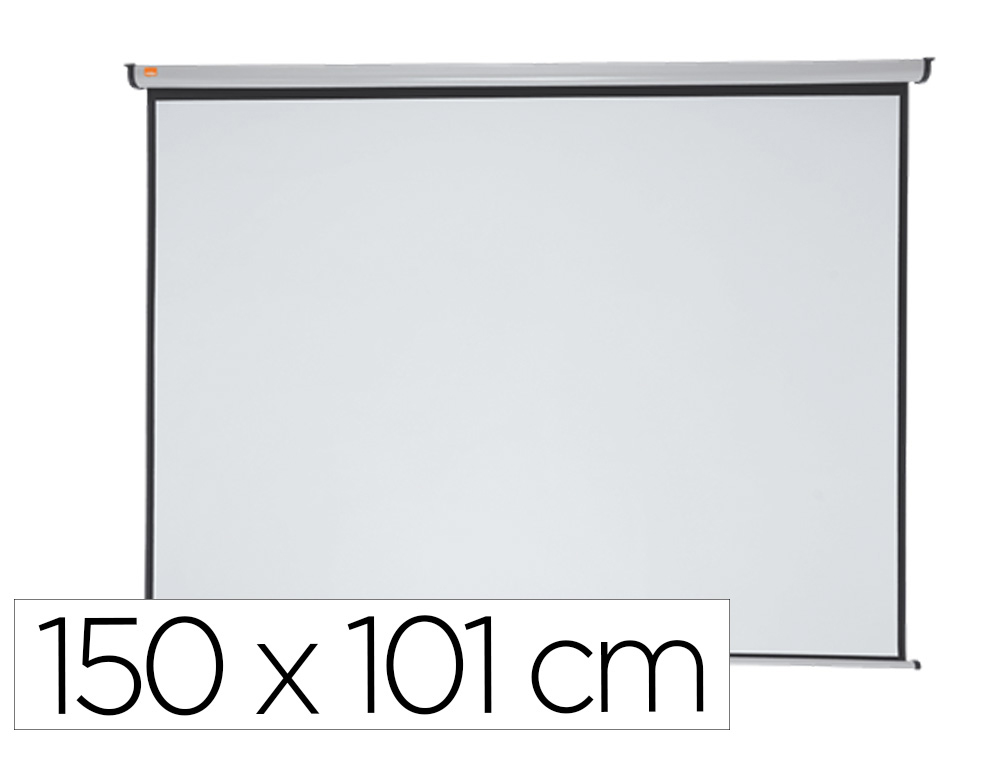ECRAN MURAL NOBO FORMAT 16/10E DIMENSION 150X101CM    MECANISME MANUEL