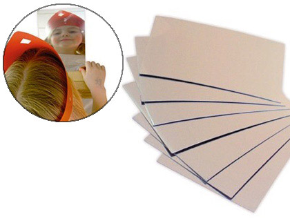 MIROIR INCASSABLE  DCOUPER RECTANGLE 14X20CM SACHET 8 UNITS