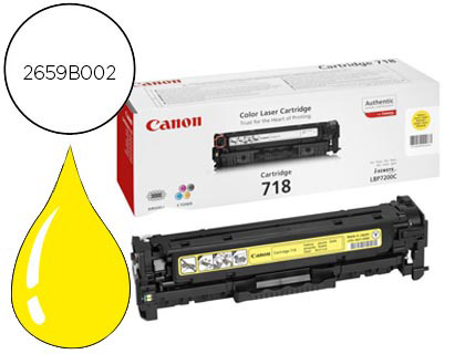 TONER LASER CANON 2659B002 COULEUR JAUNE 2900P