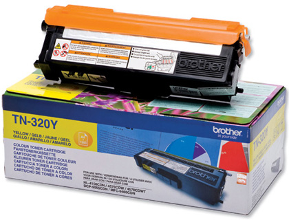 TONER LASER BROTHER TN320Y COULEUR JAUNE 1500P