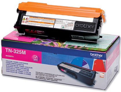 TONER LASER BROTHER TN325M COULEUR MAGENTA HAUTE CAPACITÉ 3500P