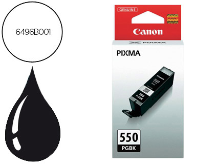 CARTOUCHE CANON JET D'ENCRE 6496 B001-PGI550PGBK COULEUR NOIR
