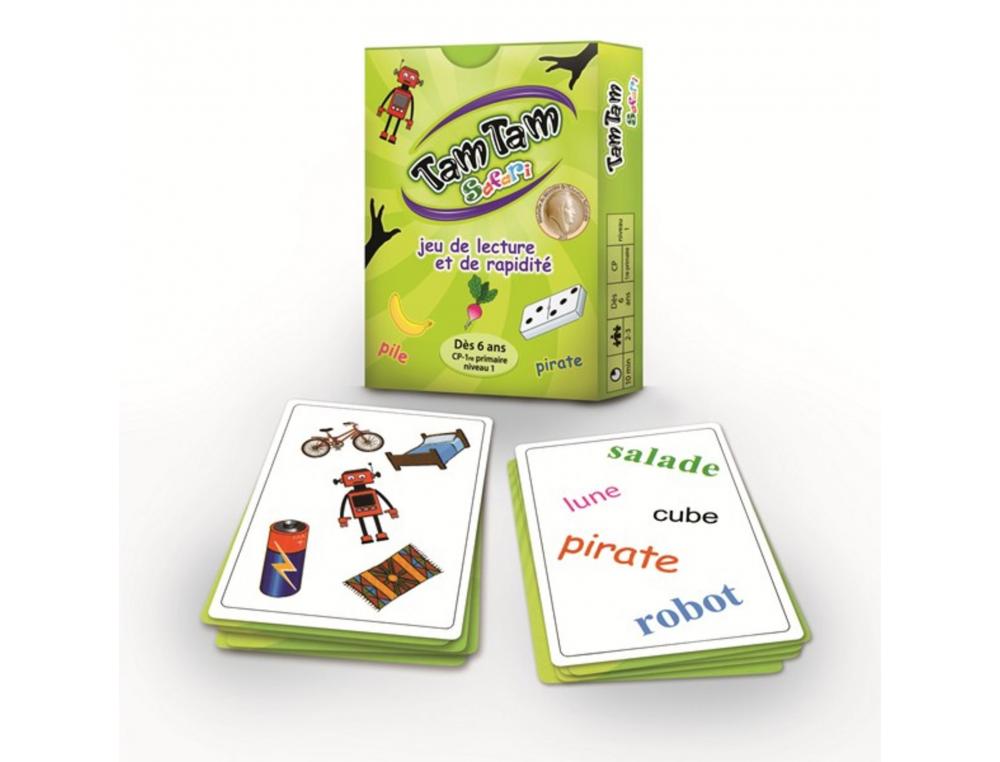 JEU INTERDACTA TAM TAM SAFARI CP NIVEAU 1 42 CARTES + 1     CARTE LEXIQUE + 1 REGLE DU    JEU