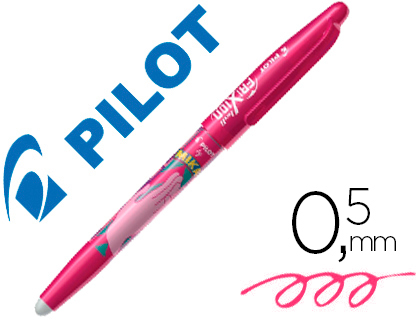 ROLLER PILOT FRIXION BALL MIKA DITION LIMITE MAIN CRITURE MOYENNE 0.5MM ENCRE EFFAABLE GRIP COULEUR ROSE