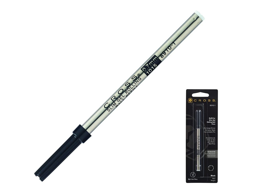 RECHARGE ROLLER POUR ROLLER CROSS CLICK SLIM COLORIS NOIR