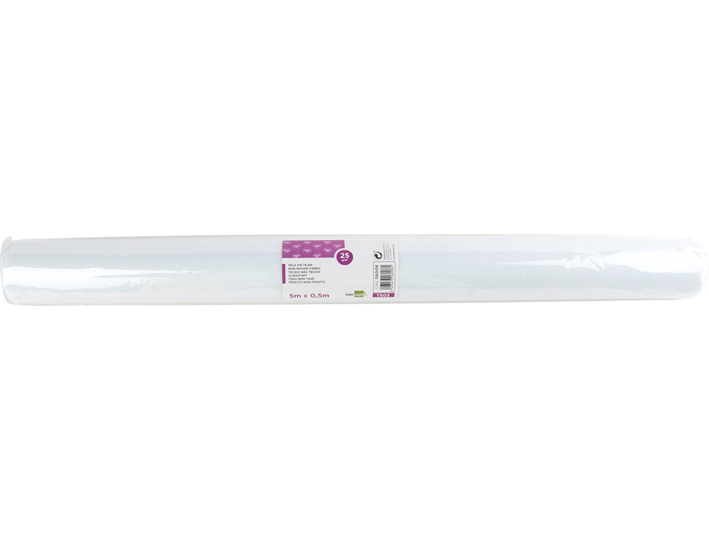 TISSU NON TISS LIDERPAPEL COSTUMES ACCESSOIRES CHEMIN DE TABLE ROULEAU 5X0.5M COLORIS BLANC