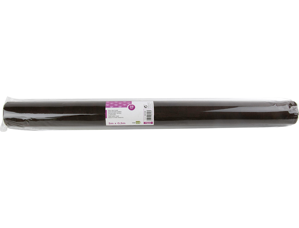 TISSU NON TISSÉ LIDERPAPEL COSTUMES ACCESSOIRES CHEMIN DE TABLE ROULEAU 5X0.5M COLORIS MARRON