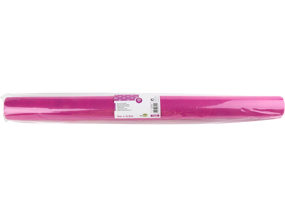 TISSU NON TISSÉ LIDERPAPEL COSTUMES ACCESSOIRES CHEMIN DE TABLE ROULEAU 0.42X5M COLORIS ROSE
