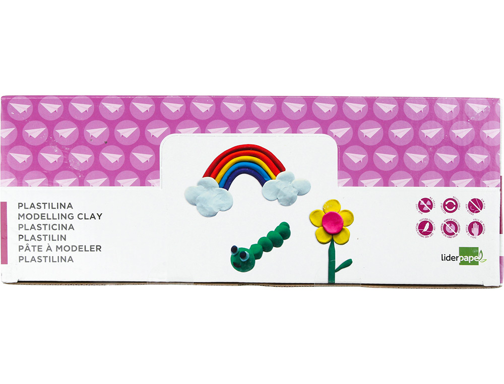 PTE  MODELER LIDERPAPEL VGTALE 15 COLORIS ASSORTIS ASSORTIMENT 15 PAINS DE 150G