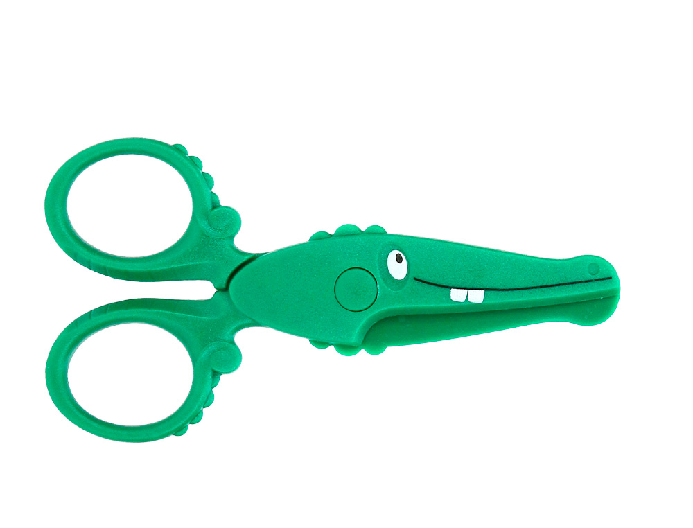 CISEAUX LIDERPAPEL 2-5ANS LAMES PLASTIQUES BOUTS RONDS  NE COUPENT NI CHEVEUX NI      VETEMENTS LONGUEUR 12CM
