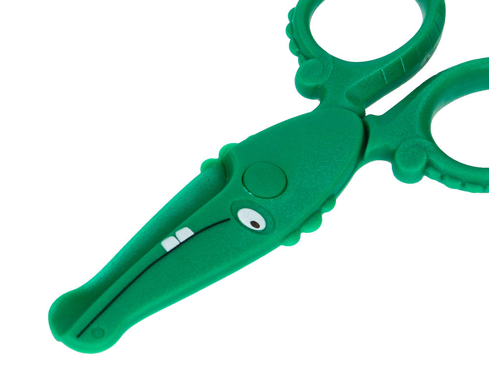 CISEAUX LIDERPAPEL 2-5ANS LAMES PLASTIQUES BOUTS RONDS  NE COUPENT NI CHEVEUX NI      VETEMENTS LONGUEUR 12CM