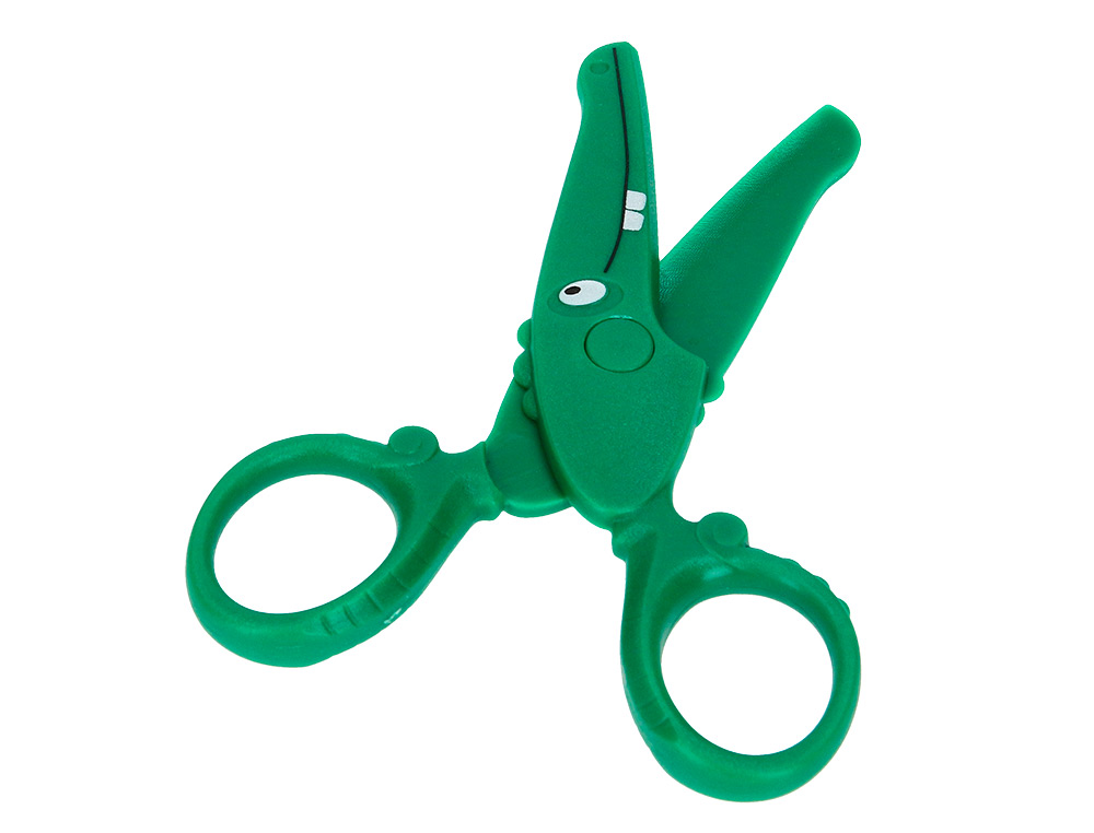 CISEAUX LIDERPAPEL 2-5ANS LAMES PLASTIQUES BOUTS RONDS  NE COUPENT NI CHEVEUX NI      VETEMENTS LONGUEUR 12CM