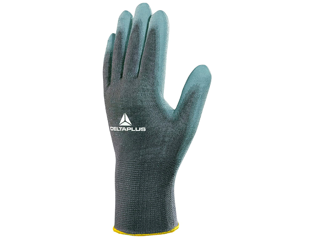 GANT TRICOT DELTAPLUS POLYAMIDE PAUME ENDUITE POLYURTHANE JAUGE 13 COLORIS GRIS TAILLE 8 PAIRE