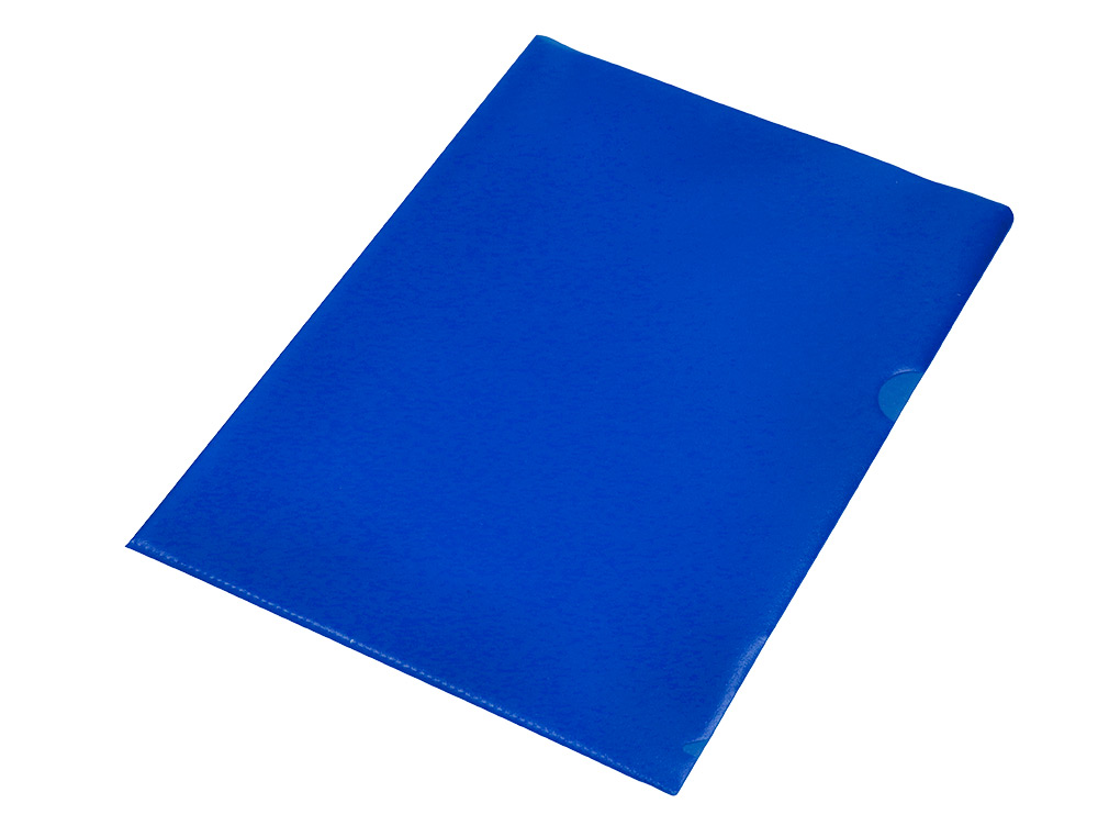 POCHETTE COIN Q-CONNECT POLYPROPYLNE GRAIN CONOMIQUE 12/100E COLORIS BLEU TRANSPARENT BOTE 100 UNITS