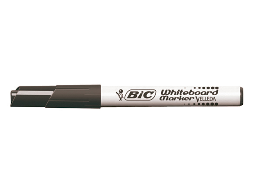MARQUEUR BIC VELLEDA 1741 EFFAABLE POINTE OGIVE TRAC 2MM ENCRE CTONE FORMAT STYLO GRANDE LONGVIT NOIR