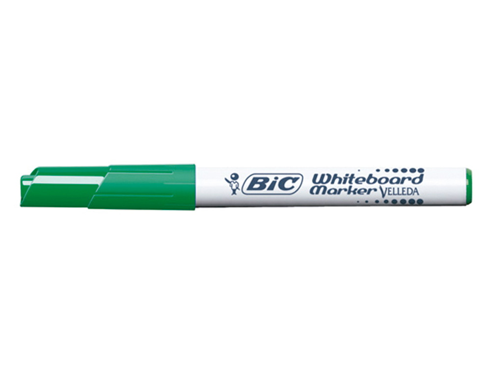 MARQUEUR BIC VELLEDA 1741 EFFAABLE POINTE OGIVE TRAC 2MM ENCRE CTONE FORMAT STYLO GRANDE LONGVIT VERT