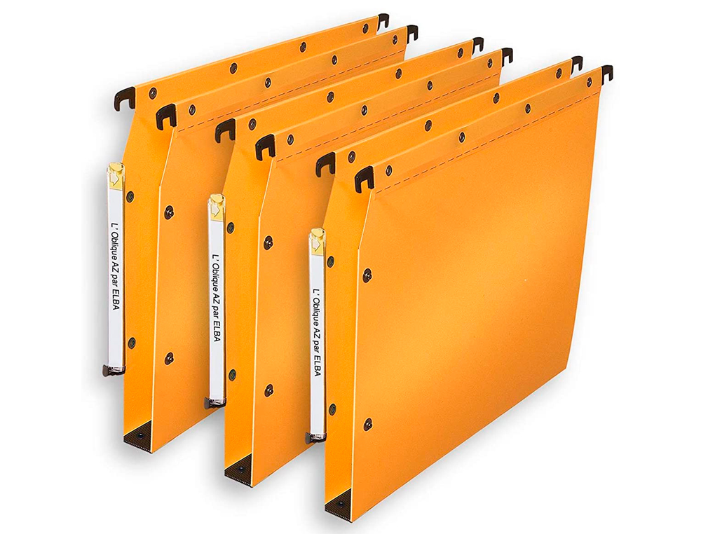DOSSIER SUSPENDU ELBA POLYPRO ULTIMATE ARMOIRE H275MM ENTRA XE 330MM FOND 30 COLORIS JAUNEORANG BOTE 10 UNITS