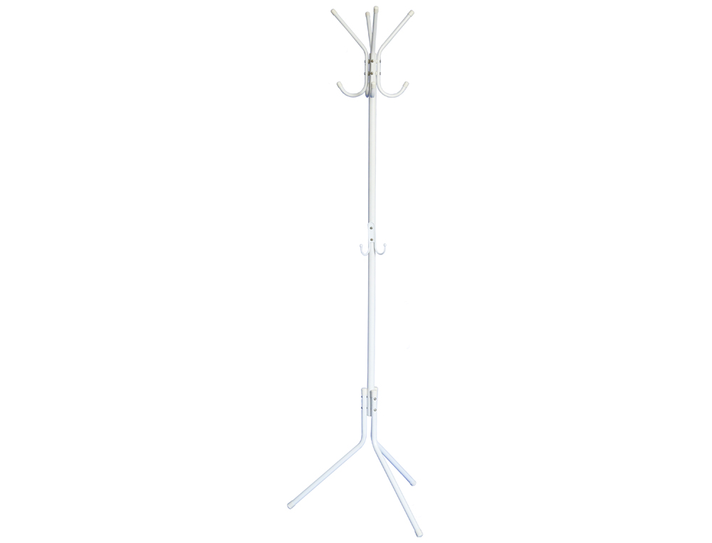 PORTE-MANTEAUX Q-CONNECT MTALLIQUE 8 PATRES HAUTEUR 173CM COLORIS BLANC