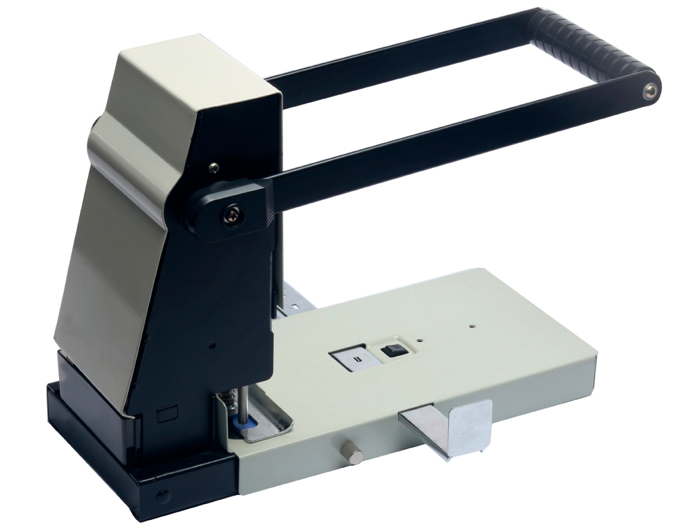 PERFORATEUR Q-CONNECT GROS TRAVAUX CAPACITÉ 250F 2 TROUS COLORIS NOIR/BLANC 260X180X380MM