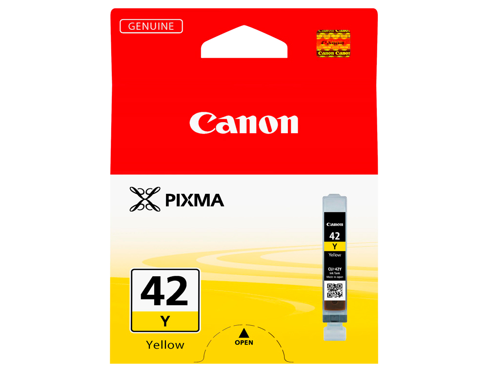 CARTOUCHE CANON JET D'ENCRE CLI-42Y CANON PIXMA PRO-100/100S COLORIS JAUNE 600P