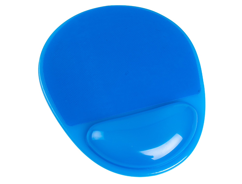 TAPIS SOURIS Q-CONNECT REPOSE-POIGNE GEL ET PVC      GRAND CONFORT FACILEMENT      NETTOYABLE COLORIS BLEU