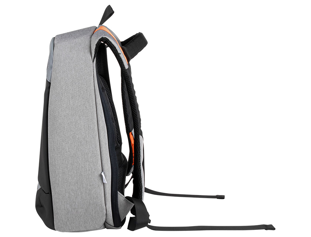SACOCHE Q-CONNECT ORDINATEUR PORTABLE 18 POUCES POLYESTER  ETANCHE DIM. 460X170X310MM    COLORIS NOIR/GRIS