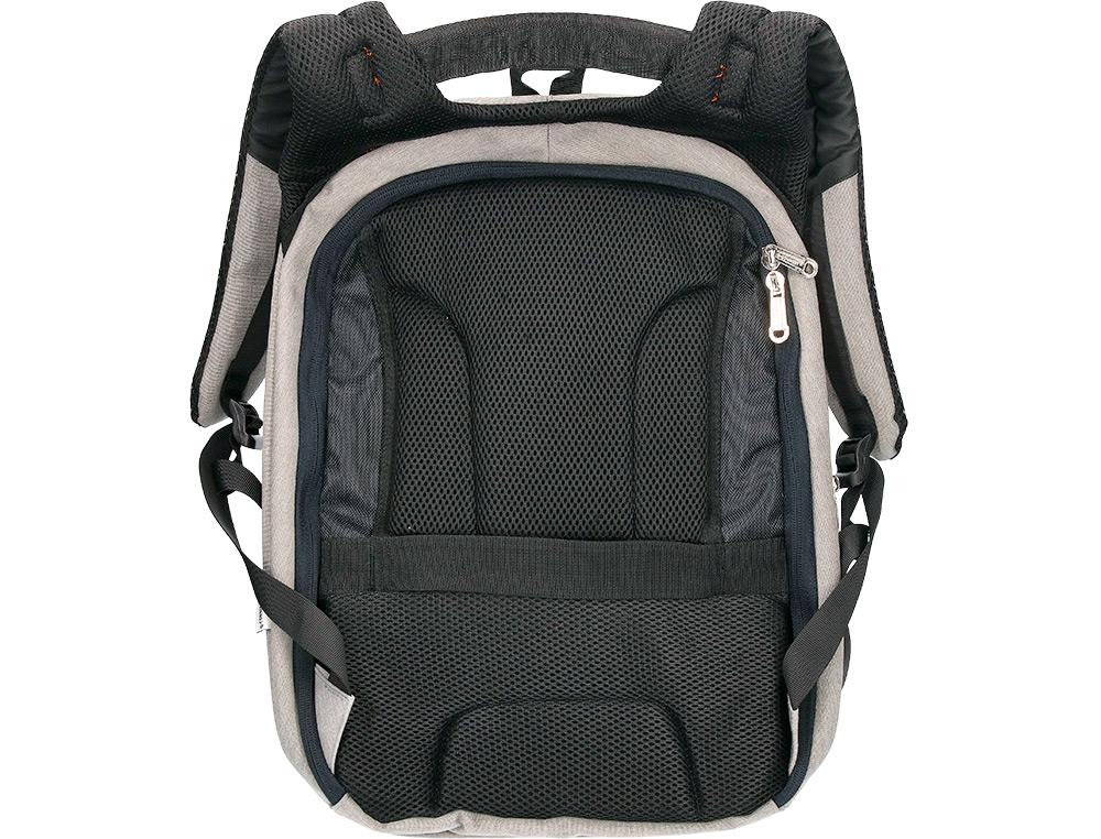SACOCHE Q-CONNECT ORDINATEUR PORTABLE 18 POUCES POLYESTER  ETANCHE DIM. 460X170X310MM    COLORIS NOIR/GRIS