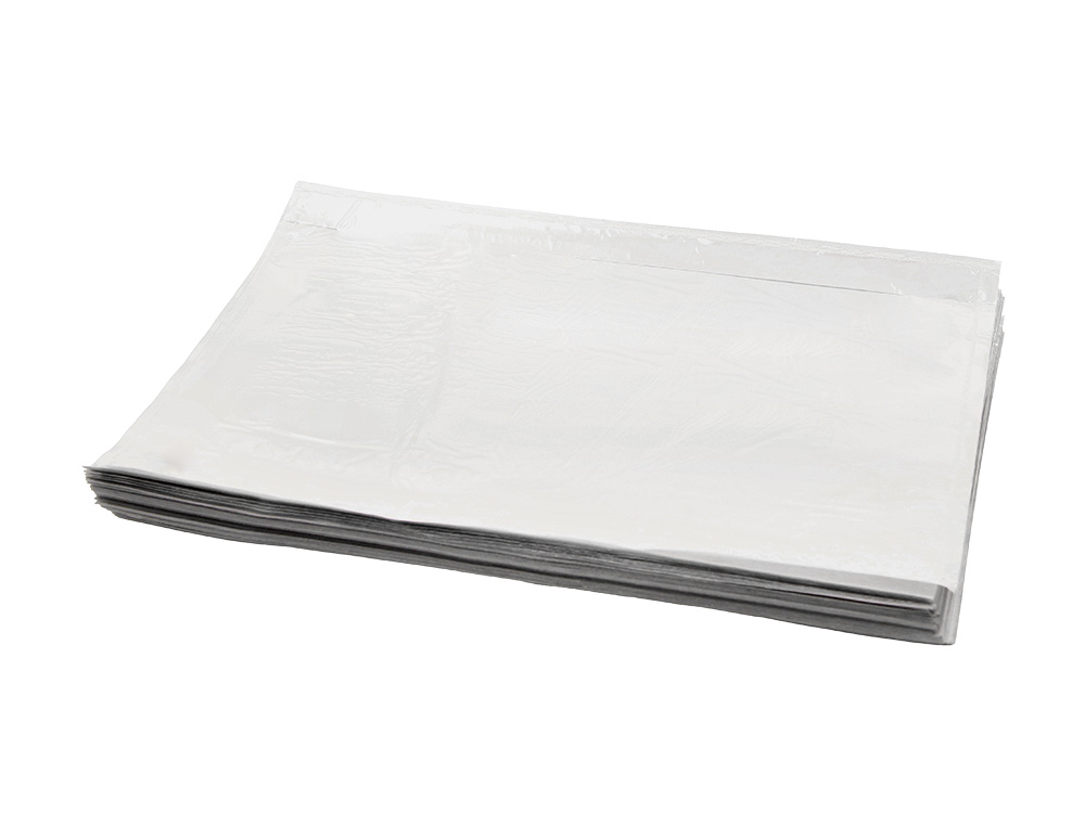 POCHETTE PORTE-DOCUMENTS Q-CONNECT AUTO-ADHESIVE       TRANSPARENTE 310X230MM PAQUET 100 UNITES