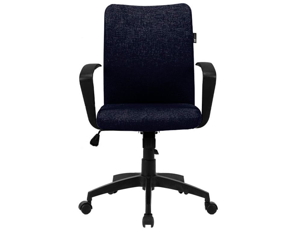 CHAISE BUREAU Q-CONNECT ROTATIVE BASE METAL TISSU MAXIMUM SUPPORTE 130KG 895+110X550X580MM COLORIS NOIR