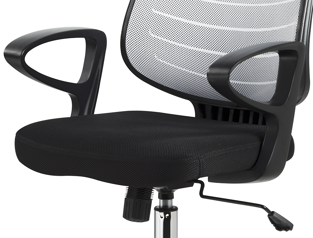 CHAISE BUREAU Q-CONNECT ROTATIVE BASE METAL MAILLE    MAXIMUM SUPPORTE 130KG        920+80X580X600MM COLORIS GRIS
