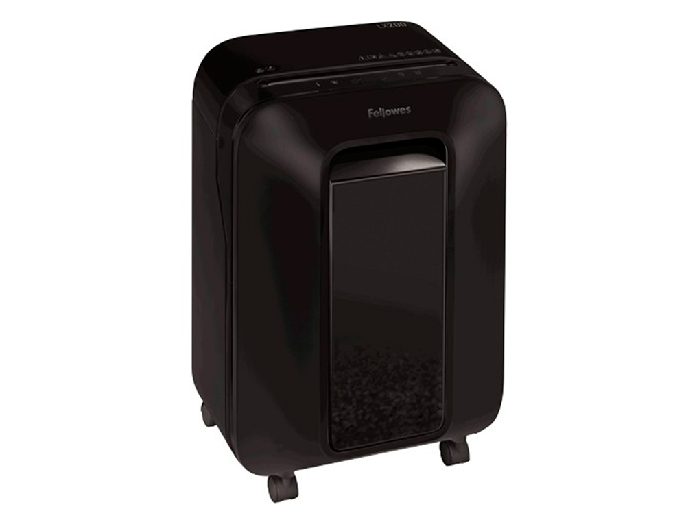 DESTRUCTEUR FELLOWES LX200 COUPE CROISEE 4X12MM 12F      AGRAFES TROMBONES CB SECURITE P-4 CORBEILLE 22L