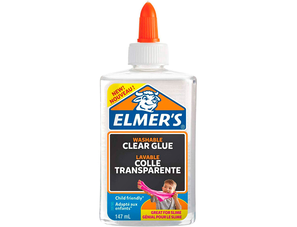 KIT STARTER POUR SLIME ELMER'S MINI 4 PIECES 1       FLACON DE COLLE 147ML 1       LIQUIDE MAGIQUE 68ML 2 COLLES