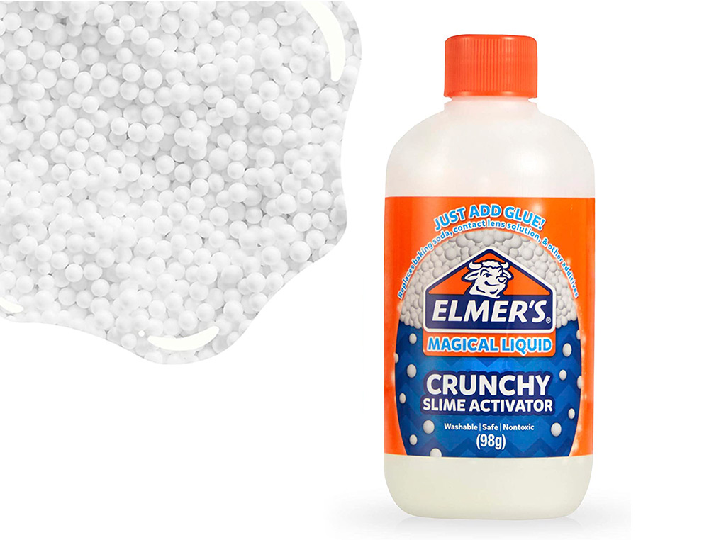 LIQUIDE MAGIQUE POUR SLIME ELMERS CRUNCHY TEXTURE        GRUMELEUSE TRANSPARENTE       FLACON 259ML