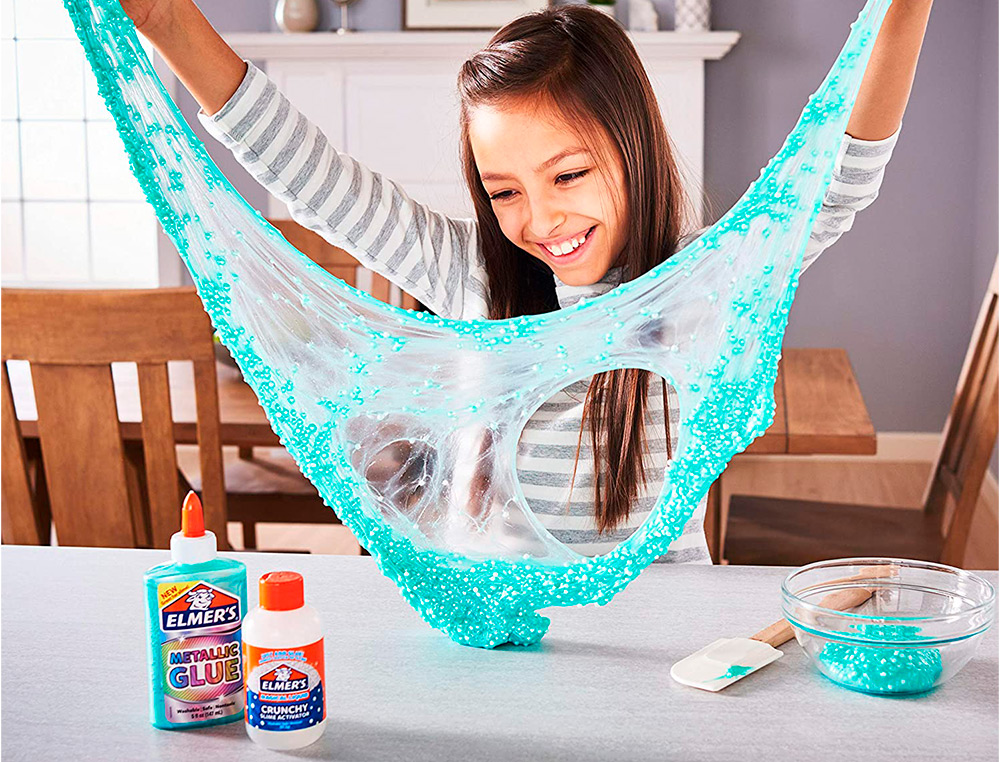 LIQUIDE MAGIQUE POUR SLIME ELMERS CRUNCHY TEXTURE        GRUMELEUSE TRANSPARENTE       FLACON 259ML