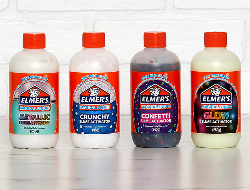 LIQUIDE MAGIQUE POUR SLIME ELMERS CRUNCHY TEXTURE        GRUMELEUSE TRANSPARENTE       FLACON 259ML