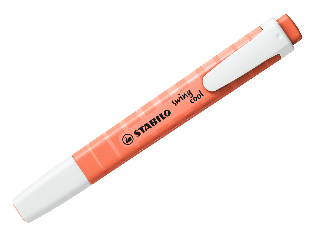 SURLIGNEUR STABILO SWING COOL PASTEL EDITION FORMAT STYLO   POINTE BISEAUTEE TRACE 1/4MM  CLIP COLORIS DOUCEUR DE