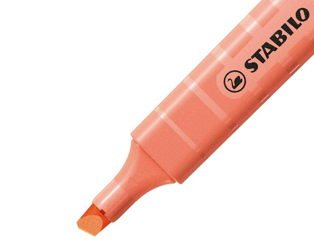 SURLIGNEUR STABILO SWING COOL PASTEL EDITION FORMAT STYLO   POINTE BISEAUTEE TRACE 1/4MM  CLIP COLORIS DOUCEUR DE