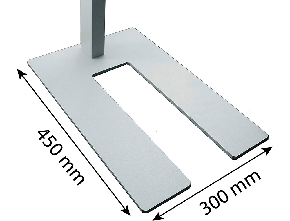LAMPADAIRE UNILUX LED STRATUS ERGONOMIQUE ALUMINIUM         RECYCLABLE VARIATEUR SUR LE   MAT 4250 LUMEN COLORIS GRIS
