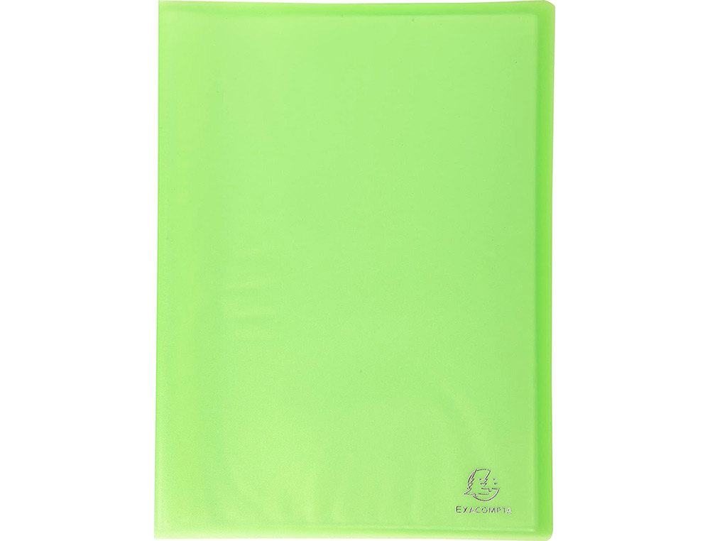 PROTEGE-DOCUMENTS EXACOMPTA CHROMALINE A4 POLYPROPYLENE   SEMI RIGIDE COUVERTURE SOUPLE 30 POCHETTES 60 VUES ASSORTIS