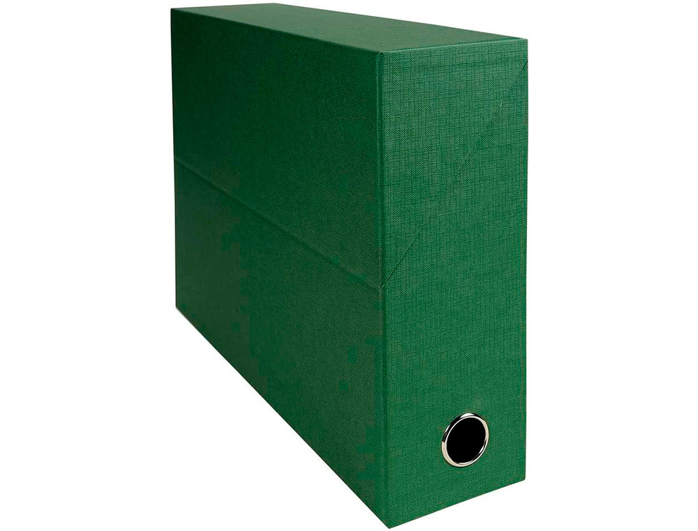 BOITE TRANSFERT EXACOMPTA IDERAMA CARTON RECOUVERT PAPIER TOILE 16/10E A4 25X33CM DOS 120MM OEILLET